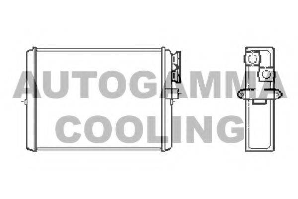 AUTOGAMMA 102552 Теплообменник, отопление салона