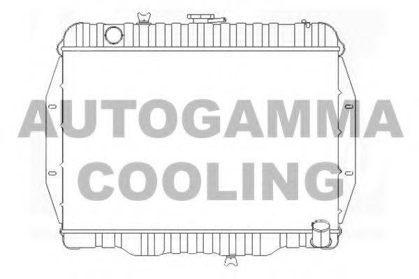 AUTOGAMMA 102902 Радиатор, охлаждение двигателя