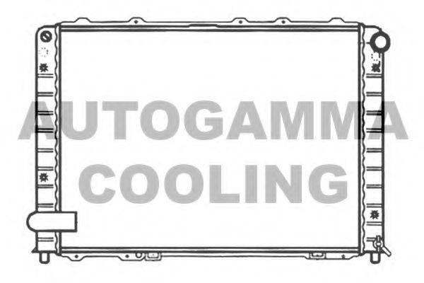 AUTOGAMMA 102912 Радиатор, охлаждение двигателя
