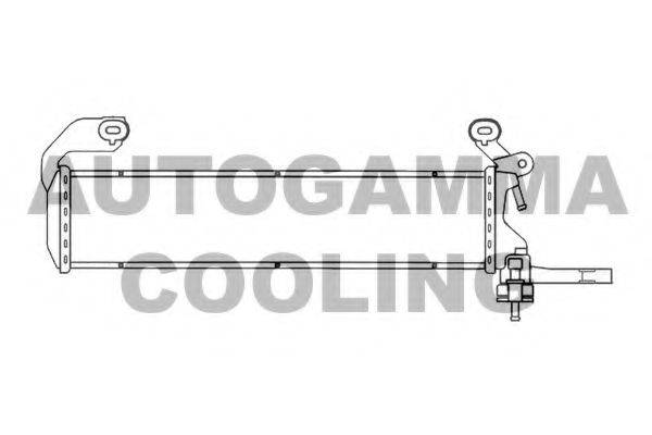 AUTOGAMMA 102924 Радиатор, охлаждение двигателя