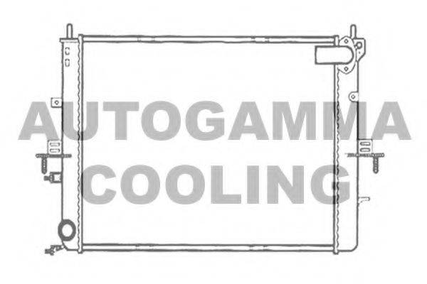Радиатор, охлаждение двигателя AUTOGAMMA 102937
