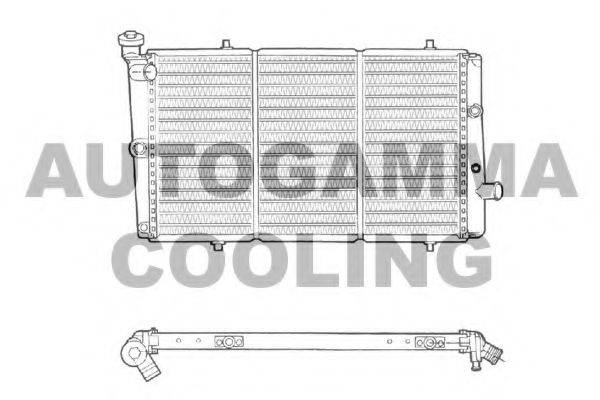 AUTOGAMMA 103065 Радиатор, охлаждение двигателя