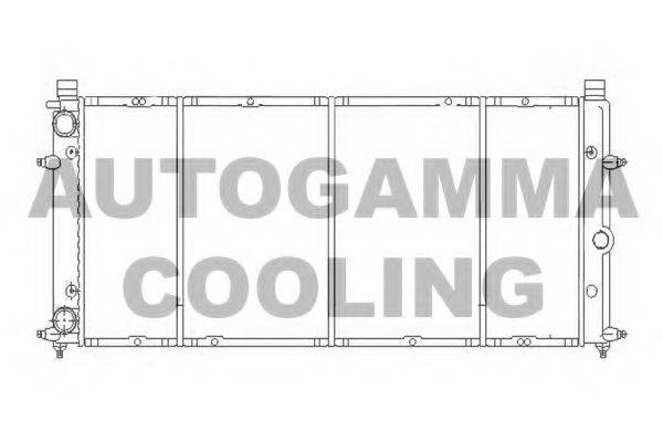 AUTOGAMMA 103068 Радиатор, охлаждение двигателя