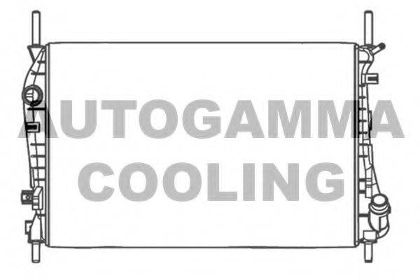 AUTOGAMMA 103157 Радиатор, охлаждение двигателя