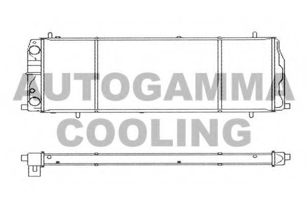 AUTOGAMMA 103214 Радиатор, охлаждение двигателя