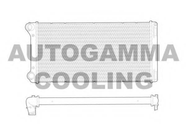 Радиатор, охлаждение двигателя AUTOGAMMA 103358