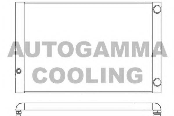 AUTOGAMMA 103373 Радиатор, охлаждение двигателя