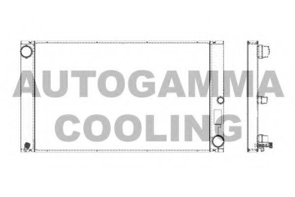 Радиатор, охлаждение двигателя AUTOGAMMA 103392