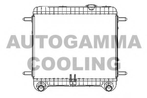 Радиатор, охлаждение двигателя AUTOGAMMA 103460