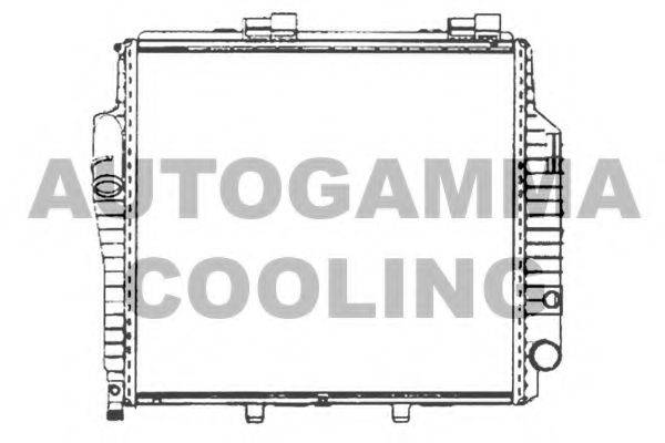 Радиатор, охлаждение двигателя AUTOGAMMA 103470