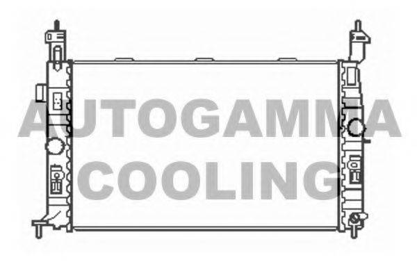 Радиатор, охлаждение двигателя AUTOGAMMA 103518