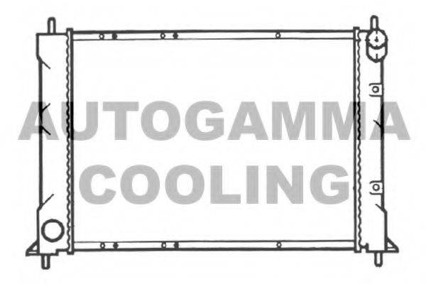 Радиатор, охлаждение двигателя AUTOGAMMA 103550