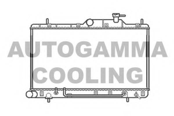 Радиатор, охлаждение двигателя AUTOGAMMA 103558