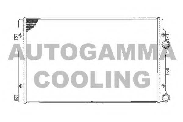 Радіатор, охолодження двигуна AUTOGAMMA 103565