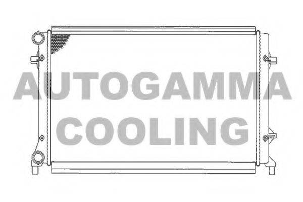 AUTOGAMMA 103613 Радиатор, охлаждение двигателя