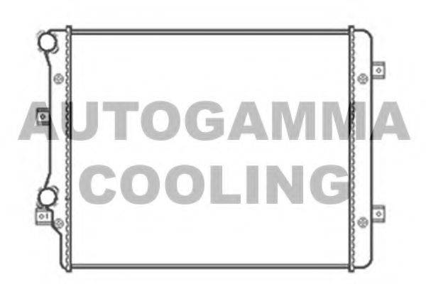AUTOGAMMA 103846 Радиатор, охлаждение двигателя