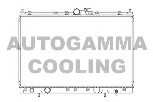 AUTOGAMMA 103865 Радиатор, охлаждение двигателя