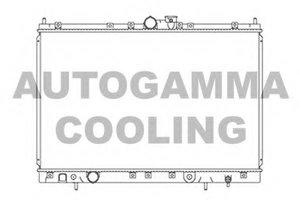 AUTOGAMMA 103866 Радіатор, охолодження двигуна