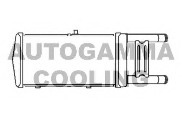Радіатор, охолодження двигуна AUTOGAMMA 103874