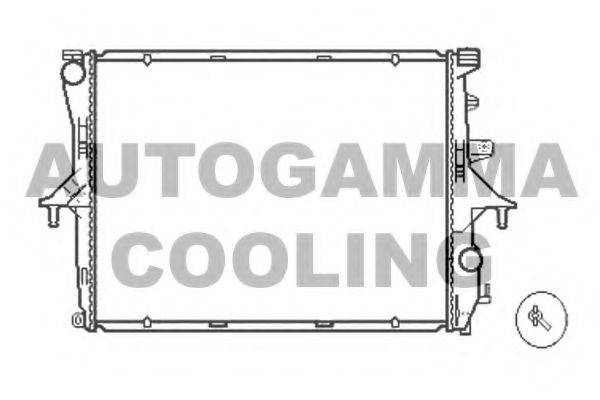 AUTOGAMMA 103943 Радиатор, охлаждение двигателя