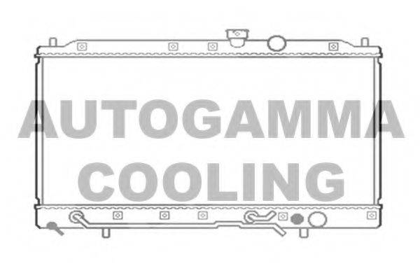 AUTOGAMMA 103960 Радиатор, охлаждение двигателя