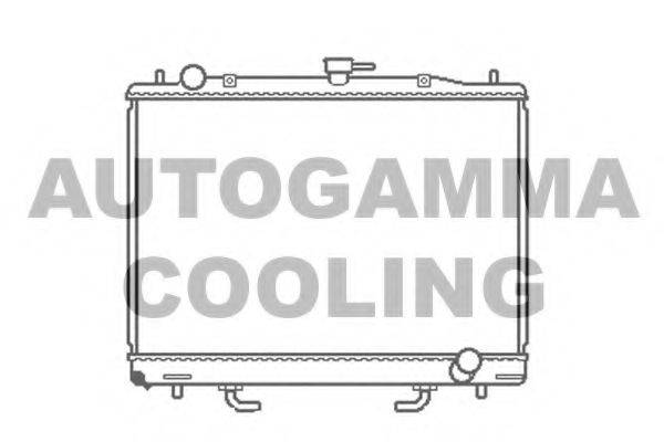 Радиатор, охлаждение двигателя AUTOGAMMA 103963