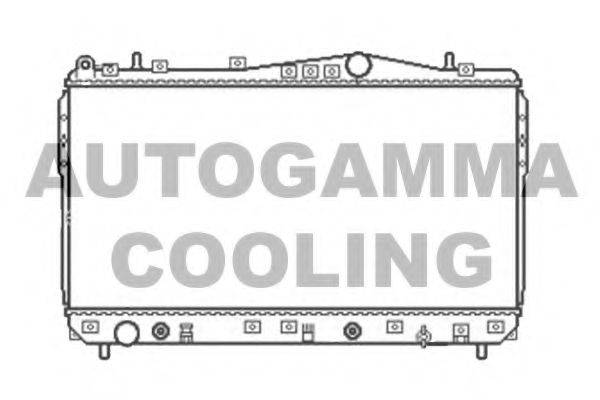 AUTOGAMMA 104056 Радиатор, охлаждение двигателя