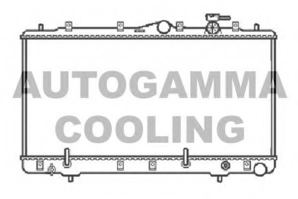 Радиатор, охлаждение двигателя AUTOGAMMA 104064