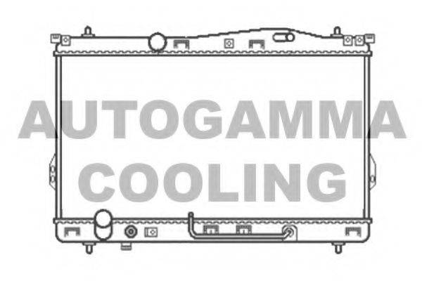 AUTOGAMMA 104068 Радиатор, охлаждение двигателя