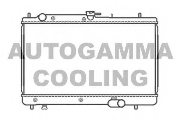 Радиатор, охлаждение двигателя AUTOGAMMA 104107