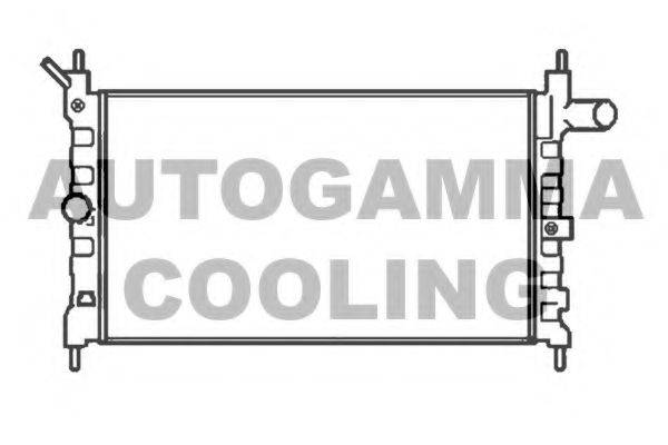 AUTOGAMMA 104116 Радиатор, охлаждение двигателя