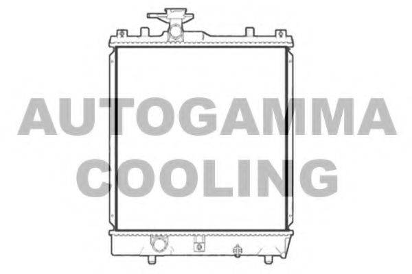 AUTOGAMMA 104148 Радиатор, охлаждение двигателя