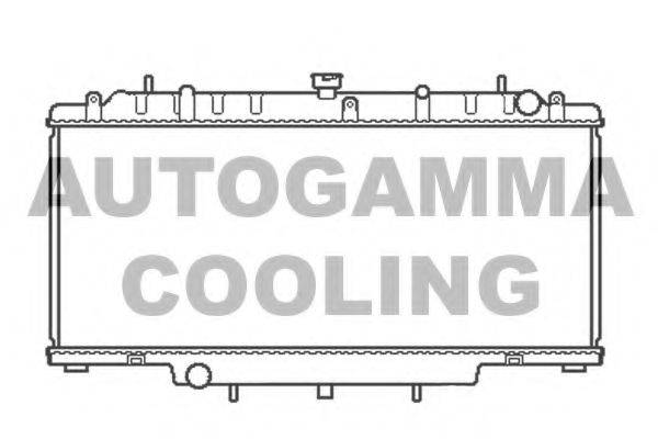 AUTOGAMMA 104157 Радиатор, охлаждение двигателя