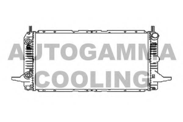 AUTOGAMMA 104169 Радиатор, охлаждение двигателя