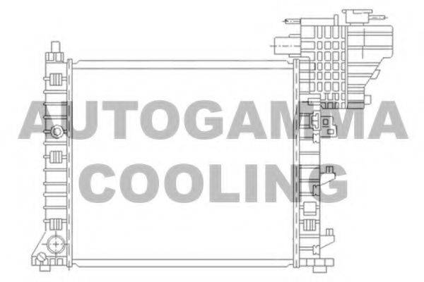 AUTOGAMMA 104178 Радиатор, охлаждение двигателя