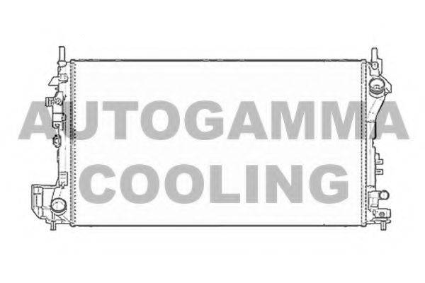 AUTOGAMMA 104184 Радиатор, охлаждение двигателя