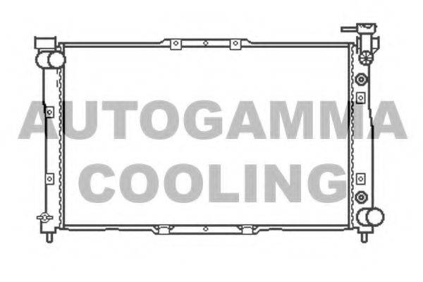 AUTOGAMMA 104523 Радиатор, охлаждение двигателя