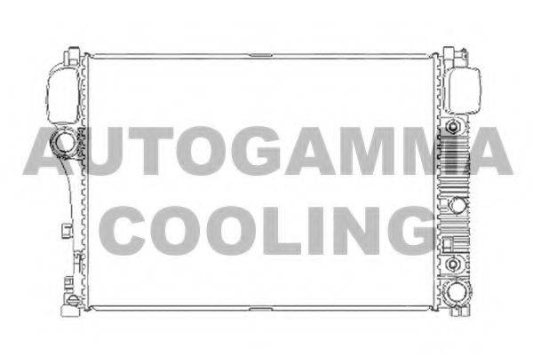 AUTOGAMMA 104538 Радіатор, охолодження двигуна