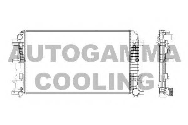 AUTOGAMMA 104573 Радиатор, охлаждение двигателя