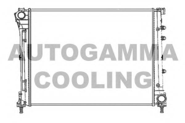 Радіатор, охолодження двигуна AUTOGAMMA 104619