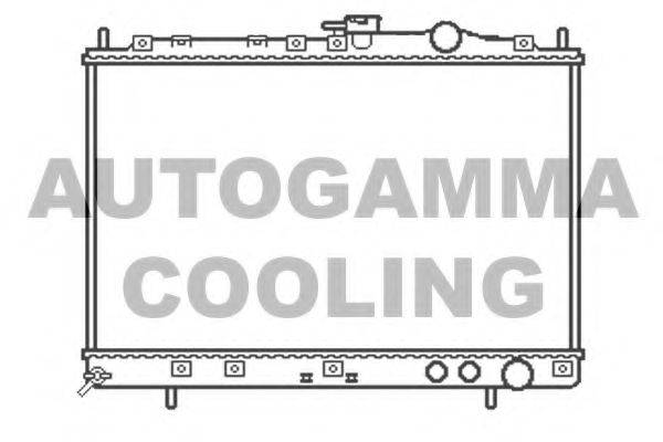 AUTOGAMMA 104655 Радіатор, охолодження двигуна