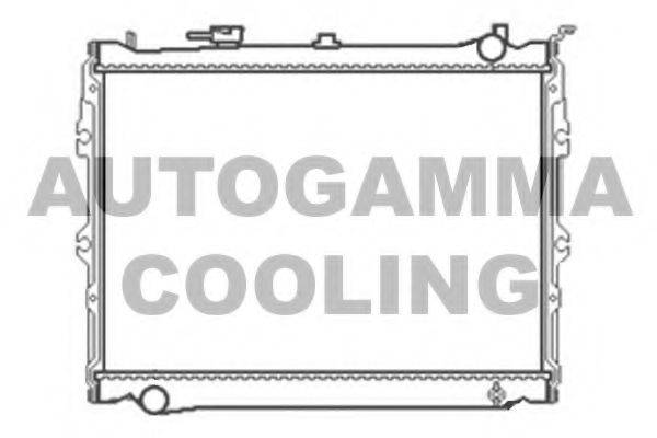 AUTOGAMMA 104679 Радиатор, охлаждение двигателя