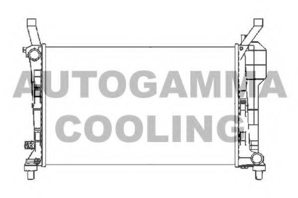 Радиатор, охлаждение двигателя AUTOGAMMA 104684
