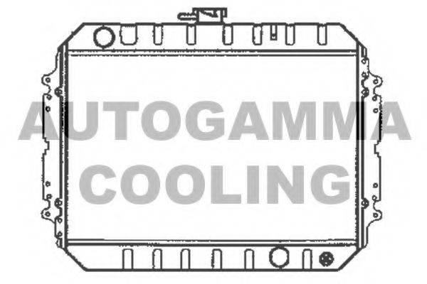 AUTOGAMMA 104697 Радіатор, охолодження двигуна