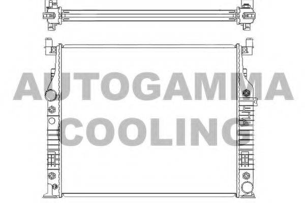 AUTOGAMMA 104851 Радиатор, охлаждение двигателя
