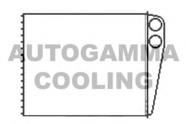 AUTOGAMMA 104880 Теплообменник, отопление салона