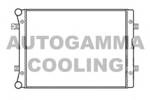 Радиатор, охлаждение двигателя AUTOGAMMA 104927