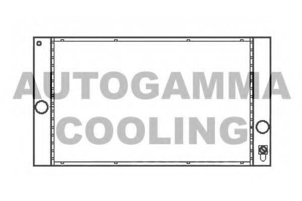 Радиатор, охлаждение двигателя AUTOGAMMA 104928