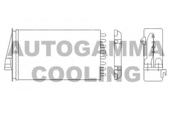 AUTOGAMMA 104936 Теплообменник, отопление салона