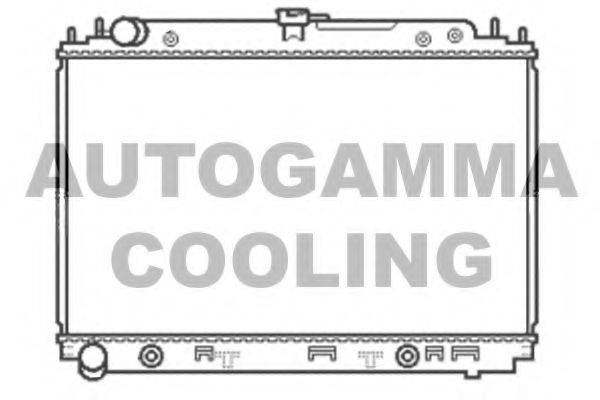AUTOGAMMA 105053 Радиатор, охлаждение двигателя